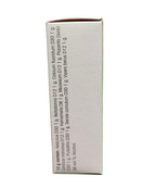 Silver rectangular box with text on a white background