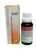 "Dr. Reckeweg R49 Rhinopulsan Homeopathic Drops 22ml for acute and chronic sinusitis, catarrh, nasal congestion, and sinus pressure relief"