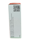 Medication bottle with label and QR code on a white background