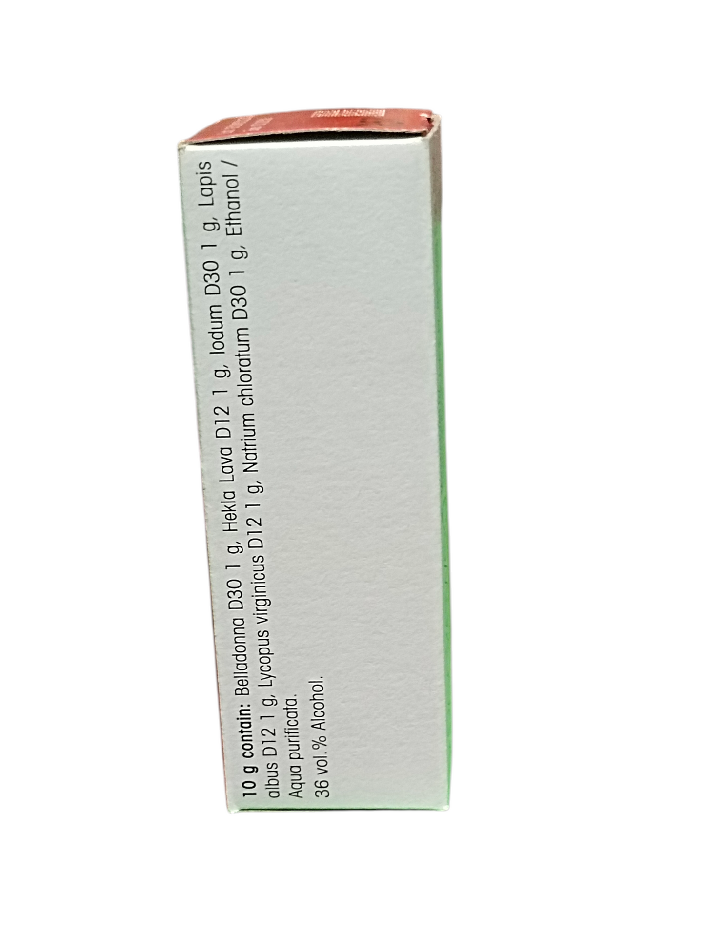 Box with text on a white background