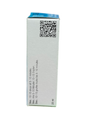 Medication box with a QR code on a white background