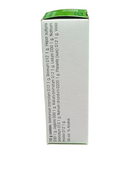 White box with green lid on a white background
