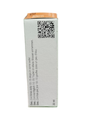 Medication container with QR code on a white background