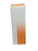 Box of homeopathic medicine with gradient design on a white background