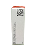 Medication box with a QR code on a white background
