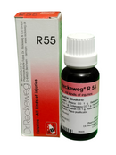 Dr. Reckeweg R55 Rutavine Homeopathic Drops 22ml for injuries, sprains, bruises, trauma, muscle and ligament pain relief