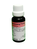 Bottle of Reckeweg R 56 Vermifuge on a white background