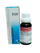 Dr. Reckeweg R58 Vernadon Against Hydrops Homeopathic Drops 22ml for fluid retention and edema relief