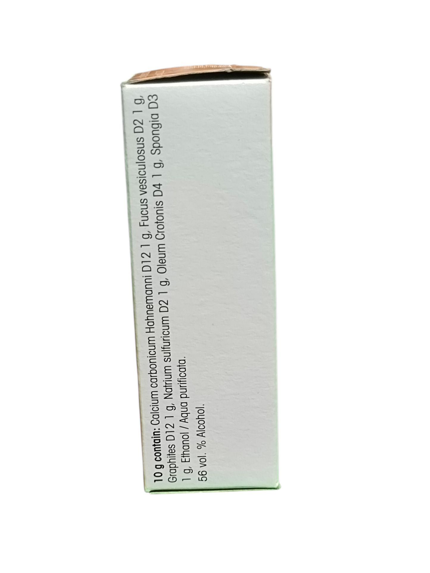 White box with text on a white background