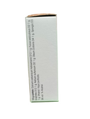 White box with text on a white background