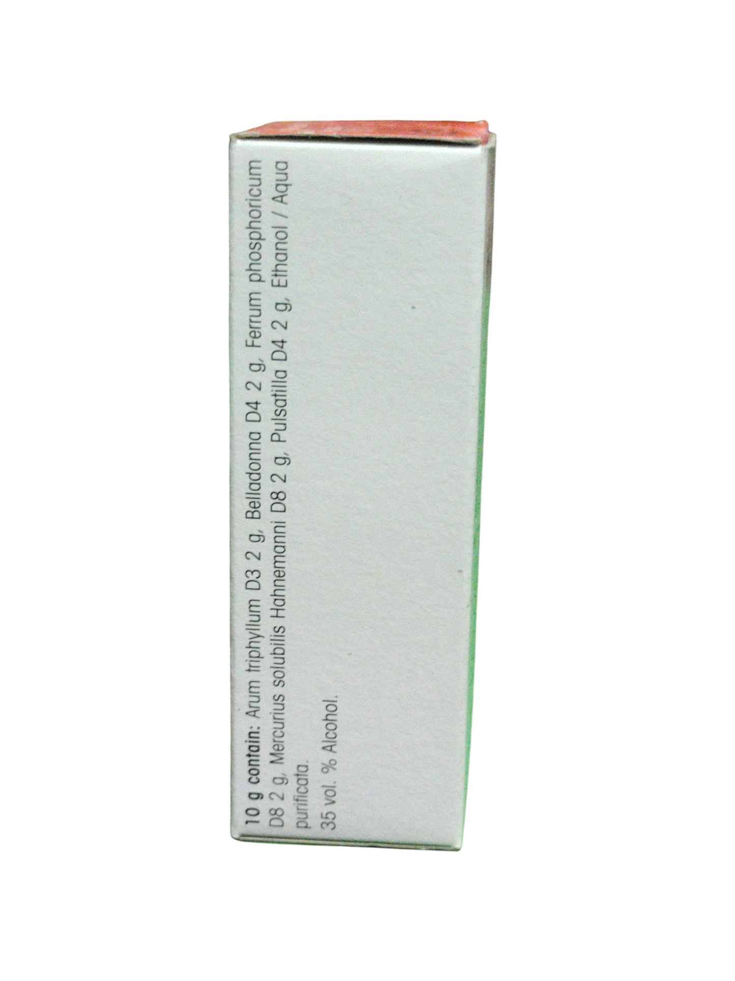 Box with text on a white background