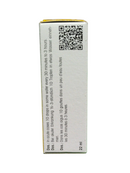 Small white box with a QR code on a white background