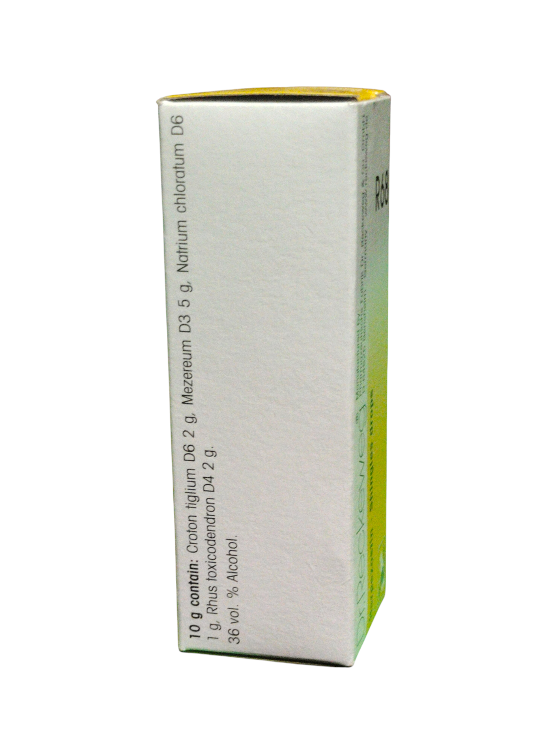 Small rectangular box with text on a white background