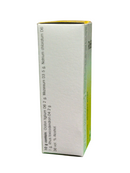 Small rectangular box with text on a white background