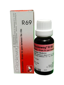 Dr. Reckeweg R69 Intercostalin Drops 22ml for pain between ribs, intercostal neuralgia and chest nerve pain homeopathic medicine
