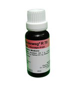 Bottle of Dr. Reckeweg R70 Neuralgia drops on a white background