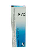 Box of Dr. Reckeweg Pankreatin Pancreas drops with R72 label on a white background