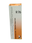 Box of Dr. Reckeweg R76 Bronchial drops forte on a white background