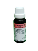 Bottle of Reckeweg R 76 on a white background