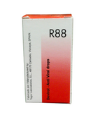 Box of Devital Anti Viral drops with gradient design and 'R88' branding on a white background