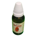 Bottle of Krig's Renalith Drops on a white background