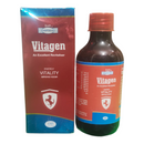 Vitagen product packaging and bottle on a white background
