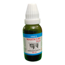 Bottle of Krig's Masticure Drops on a white background