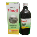 Kriig's Pilesnil syrup bottle and packaging on a white background