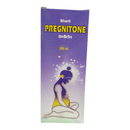 Bharti Pregnitone packaging with a silhouette of a pregnant woman on a purple background