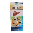Box of BH-LIV homoeopathic medicine for animals with a liver illustration and British logo.