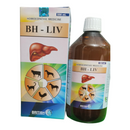 BH-LIV homoeopathic medicine bottle and packaging on a white background