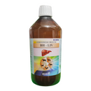 Bottle of BH-LIV homeopathic medicine with a white label on a white background