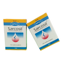 Two boxes of Hapdco Sarcosil Drops on a white background