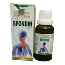 Spondin drops bottle and packaging on a white background