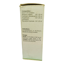 Medicinal product packaging with text on a white background