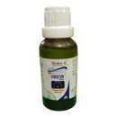 Bottle of Uricin drops on a white background