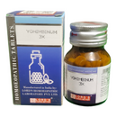 Bottle and box of Yohimbinum 3x homeopathic medicine from Lord's Homeopathic Laboratory.