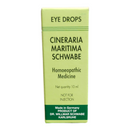 Cineraria Maritima Schwabe eye drops packaging on a white background