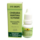 Cineraria Maritima Schwabe eye drops packaging on a white background