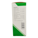 Box with green and white design on a white background