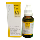 Bakson B69 Drops bottle and packaging on a white background