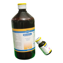 Two bottles of Mensol syrup on a white background