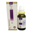 BC German BC 5 Drops bottle and packaging on a white background