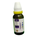 Bottle of BC 5 Drops with a dropper on a white background