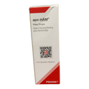  apo-HAM Piles Drops packaging with QR code and Pekana branding on a white background