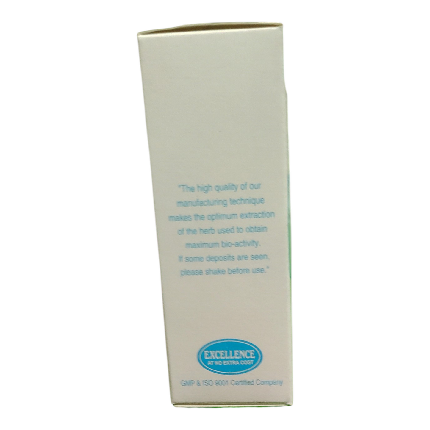 White box with blue text and 'Excellence' logo on a white background