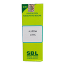 SBL Alumina 1000C homeopathic medicine bottle on a white background