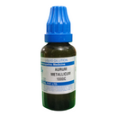 Bottle of Aurum Metallicum 1000C homeopathic medicine with a blue cap on a white background