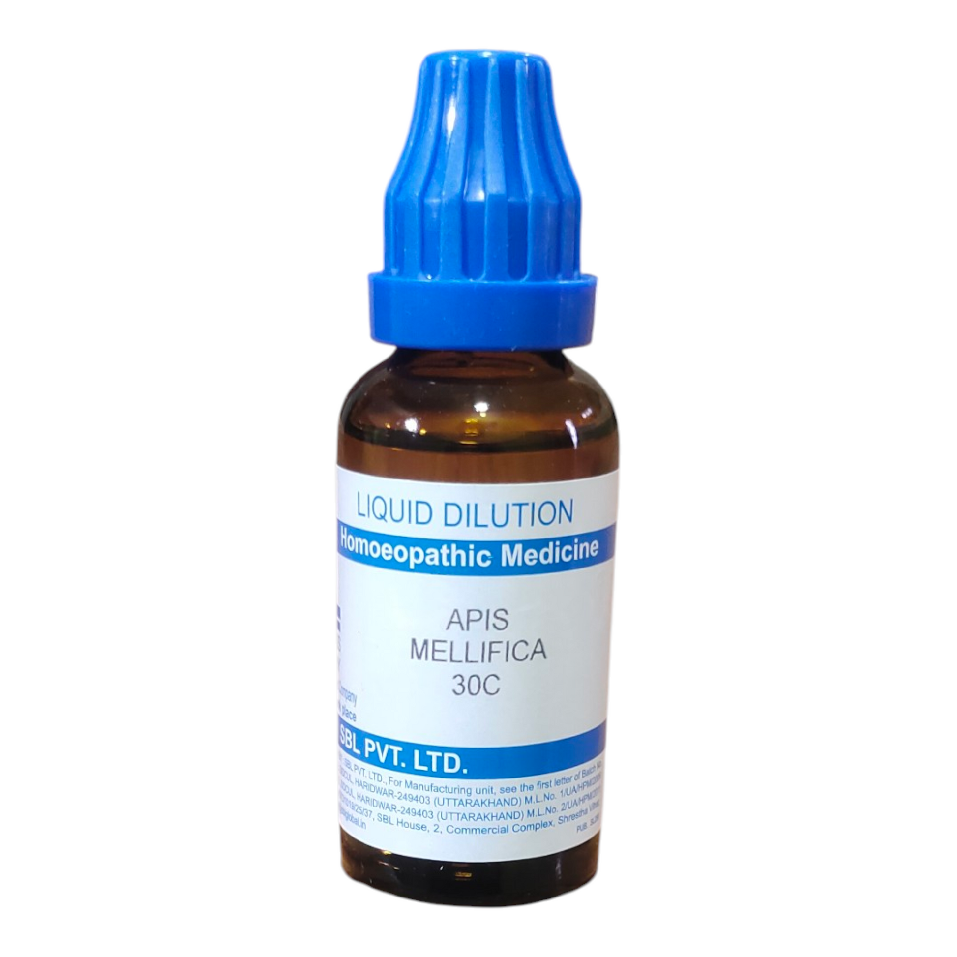 SBL Apis Mellifica 30C 30ml – Homeopathic medicine for allergy, swelling, urticaria, and skin irritation relief"