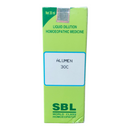 SBL Alumen 30C homoeopathic medicine box on a white background